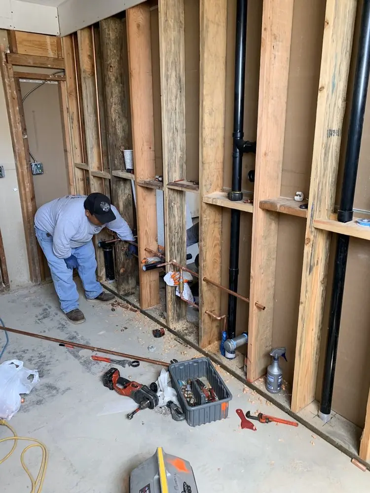 Commercial rough-in plumbing for Gas Line Repair in Virginia